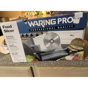 Waring Pro Professional Food Slicer, Stainless Steel FS150
